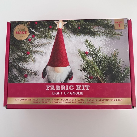 Light Up Gnome | Fabric Craft Kit - Picture 1 of 4